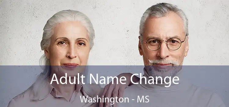  Adult Name Change Washington - MS