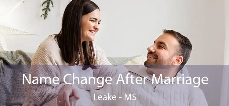 Name Change After Marriage Leake - MS