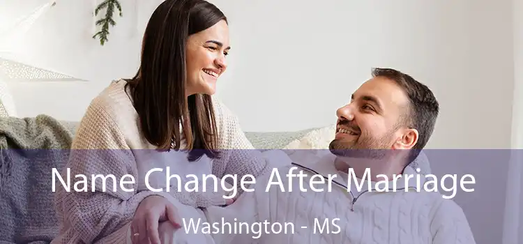  Name Change After Marriage Washington - MS