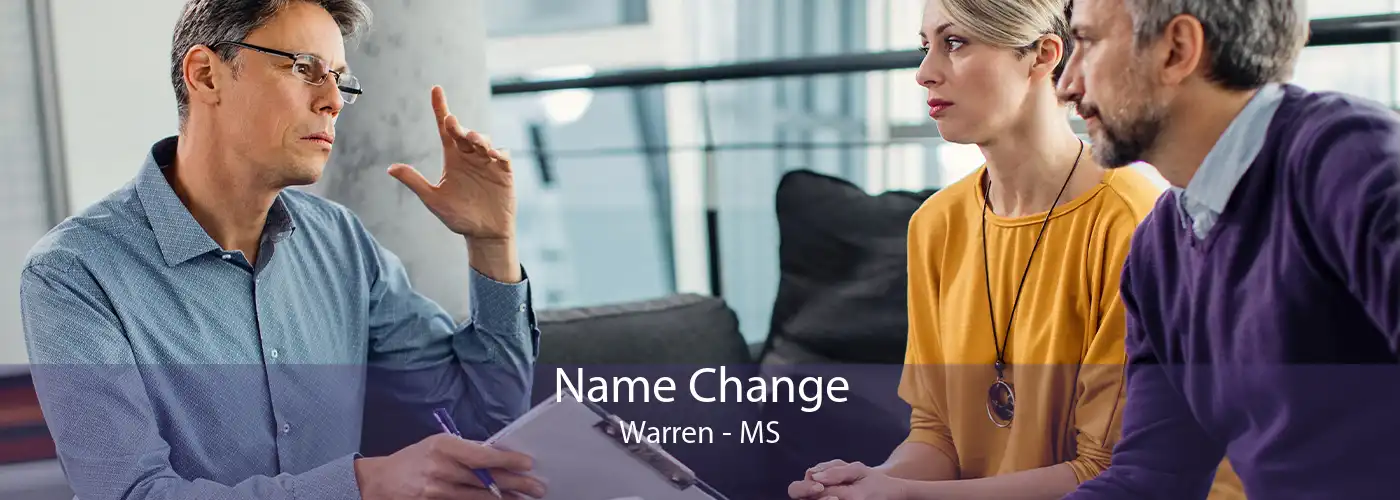  Name Change Warren - MS