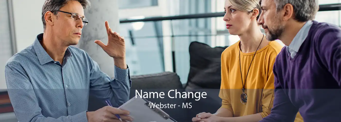  Name Change Webster - MS